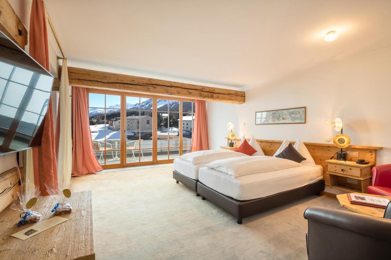 Schweizerhaus Swiss Quality Hotel Maloja Eksteriør bilde